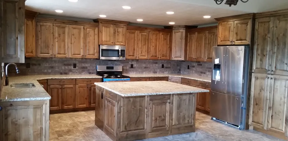 rustic cabinet install ogden ut